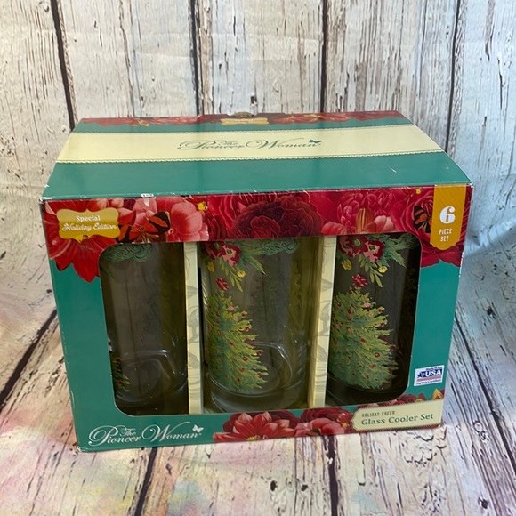 The Pioneer Woman Kitchen The Pioneer Woman Holiday Cheer Glass